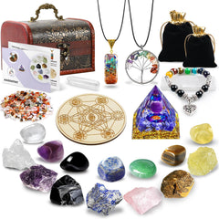 TATOODAA crystal pyramid for focused meditation and energy balance.