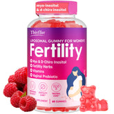 Tbivfller fertility gummies bottle on desk suggesting hormonal balance and daily wellness.