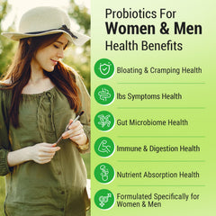 Tbivfller blend of organic herbs and prebiotics in a single capsule.