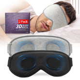 TBSMDSSSDM 3D sleep mask in black blocks light without eye pressure