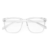 TEAPLMTT oversized square blue light glasses for daily computer use