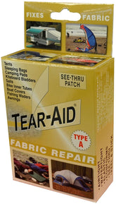 TEAR-AID D-KIT-A01-100 large patch cut to size for flexible fabric repairs.