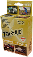 TEAR-AID D-KIT-A01-100 large patch cut to size for flexible fabric repairs.