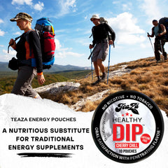 TeaZa Bolsas de Energía Cereza Chill, textura y sabor que acompañan tareas.