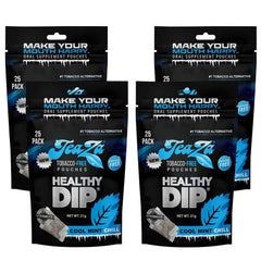 TeaZa Cool Mint Chill pouch with refreshing mint flavor.