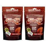 TeaZa Energy Coffee Free Pouches closeup in a 2-pack for on-the-go focus