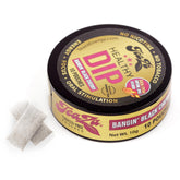 TeaZa Bangin' Black Cherry energy pouches pack shot highlighting long-lasting flavor.