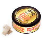 TeaZa Spicy Cinnamon Pouch pack shows a nicotine-free energy option with long-lasting flavor.