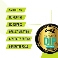TeaZa Wintergreen aroma mint conveys refreshing scent for focus moments.