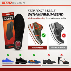 TEGA size-chart guide shows how to pick the right insole