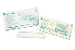 Tegaderm transparent film frame 1627 cut-to-shape provides precise wound protection.