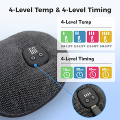 Telepepe heated eye mask four heat levels let you customize warmth.