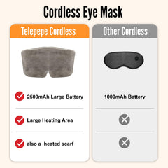 Telepepe neck heating pad in grey providing cordless neck warmth