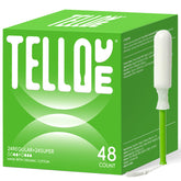 Tellove tampons with organic cotton core packaging, natural care and reliable protection for everyday use.