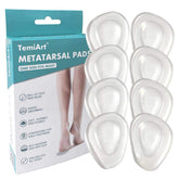 Temiart ball of foot cushions in four-pack for enhanced forefoot comfort.