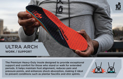 Ten Seconds 3810 Ultra Carbon Fiber Insole distributes pressure for heavier weights
