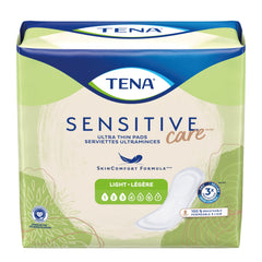 TENA Intimates Ultra Thin Light pad pack front showing discreet, breathable design.