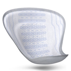 TENA Level 3 Men guard demonstrating cup-shaped fit for comfortable movement.