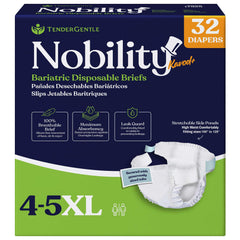 TenderGentle bariatric briefs pack front view for discreet daily protection.