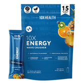 10X Health Energy Wave Crusher tropical punch packet for on-the-go energy.
