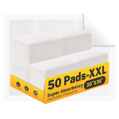 TEROBABI bed pads XXL 30x36 packaging protects floors with reliable absorbency.