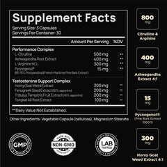 Terra Elmnt ingredient panel shows ashwagandha for energy support