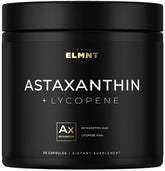 Terra Elmnt astaxanthin-lycopene capsule close-up for skin tone support.