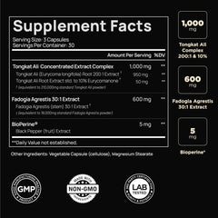 Terra Elmnt Fadogia Agrestis 30x extract supports active performance