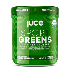 Juce SG7 powder pours into a glass for quick, convenient nutrition.