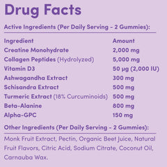 Terramed Just Think Comfort menopause gummies close-up showing chewy texture for mood and sleep support.