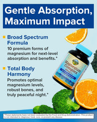 Terranics magnesium complex label close-up featuring 420 mg elemental magnesium