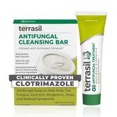 Terrasil antifungal cream tube for targeted application soothing minor irritations.