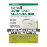 Terrasil Antifungal Soap front view, daily cleansing for affected skin.