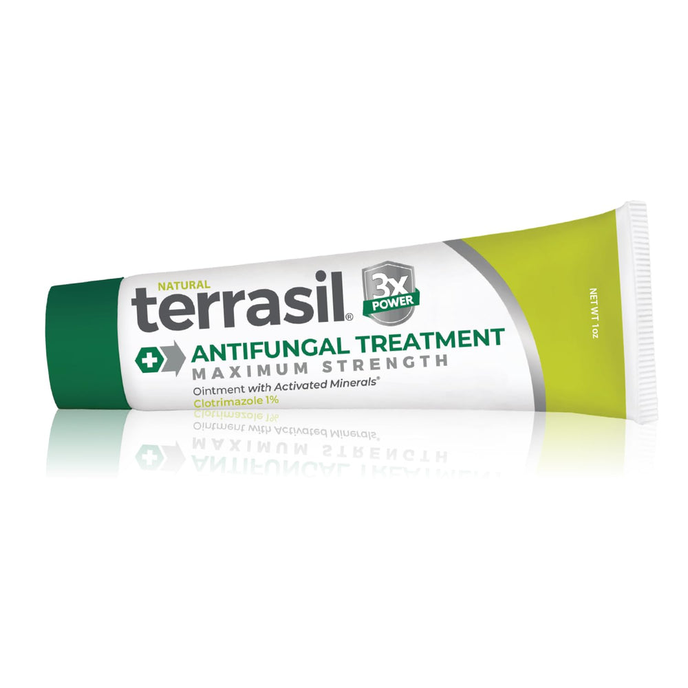 Terrasil Clotrimazole cream 1oz tube for quick skin comfort
