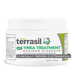 Terrasil Tinea Cream bottle on a clean surface for soothing skin