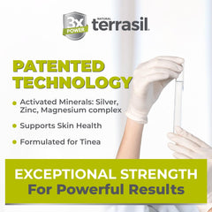 Terrasil Tinea Soap bar texture ready for cleansing and soothing skin