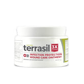 Terrasil Wound Care 3X bottle showing protective barrier for wounds.