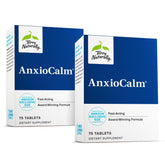 Terry Naturally AnxioCalm bottle on a clean countertop for calming support.