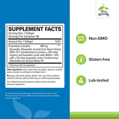 Terry Naturally Boswellia Plus Frankincense Oil softgels for daily mobility