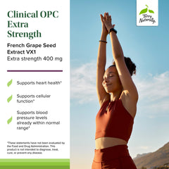 Terry Naturally OPC bottle label featuring grape seed extract and science-backed formula.
