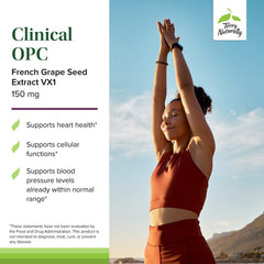 Terry Naturally Clinical OPC softgels pose for daily cardiovascular and focus support