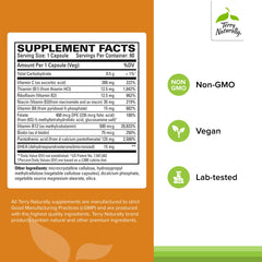 Cortisol Rescue capsules close-up highlighting vegan formula for adrenal health.