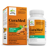Terry Naturally CuraMed 375mg softgel bottle for antioxidant support.