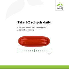 Daily-dose illustration shows 1–2 CuraMed softgels per day.