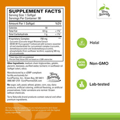 CuraMed softgels close-up highlighting convenient daily dose.