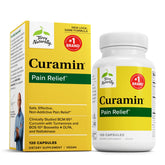 Terry Naturally Curamin bottle focused on curcumin for potential muscle support.