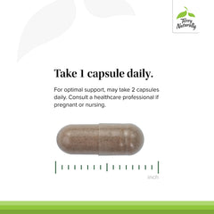 One or two capsules daily for menopause symptom support with Terry Naturally.