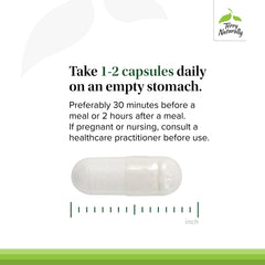 Supplement facts panel of Terry Naturally Pea Healthy showing allergen information