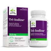 Terry Naturally Tri-Iodine bottle label showing triple iodine for thyroid support.