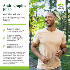 Terry Naturally Umckaloabo extract highlight for sinus pathways support.